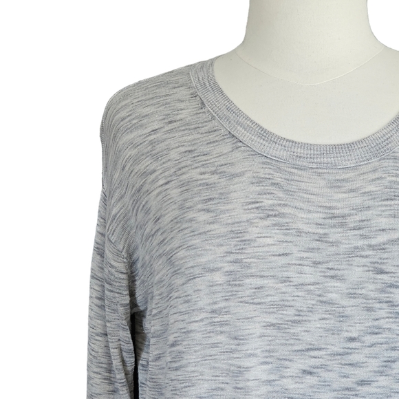 ARITZIA Wilfred Balzac Linen Blend Sweater Heather Gray Size M - Picture 2 of 12